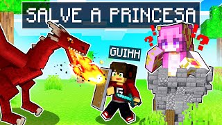Salve A Princesa Presa No Castelo No Minecraft Guihh