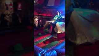 My first bull ride (Cadillac Ranch)