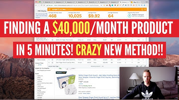 CRAZY 2023 Amazon FBA Product Research Technique That Found Me A $40,000 Product In 5 Minutes!
