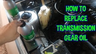 Transmission Gear Oil Replacement - Mitsubishi Lancer