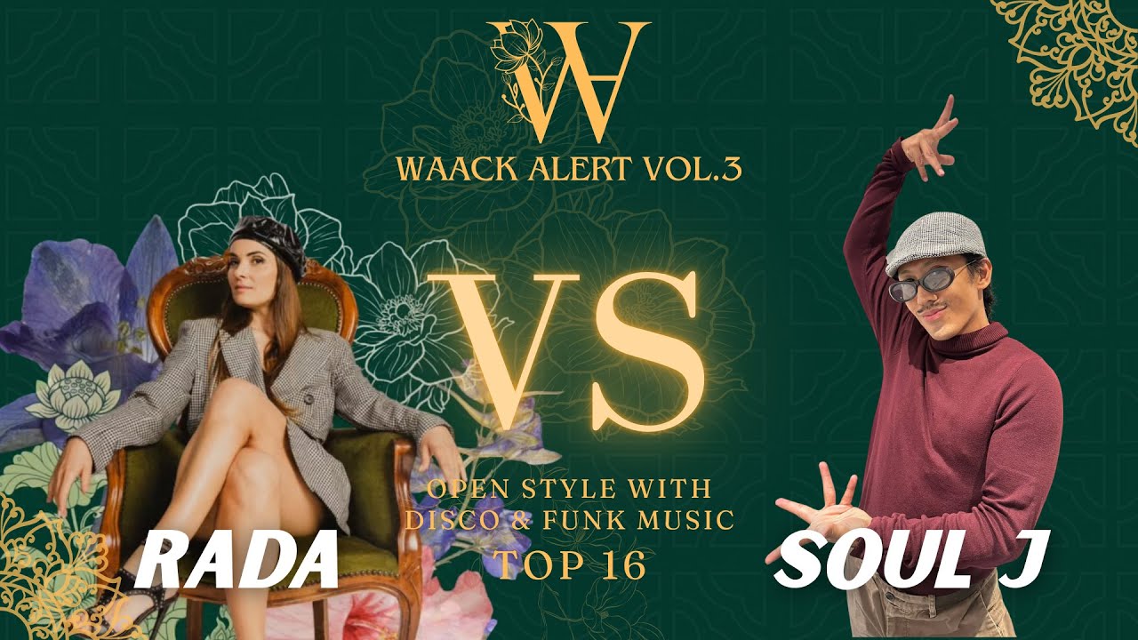 RADA vs SOUL J | Openstyle 1on1 Best 16 | Waack Alert Vol.3