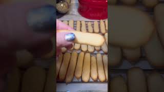 Homemade lengua de gato cookies 😋 #cookies #filipino #shorts
