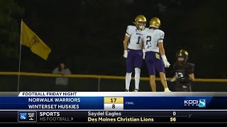 Football Friday Night highlights: Norwalk 17, Winterset 8