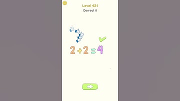 Delete Puzzle: Erase One Part - level 421 | #shorts