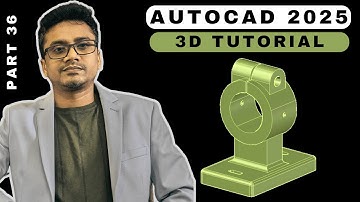 AutoCAD 3D Tutorial for Beginners || AutoCAD 3D modeling mechanical || AutoCAD 2025 Tutorial