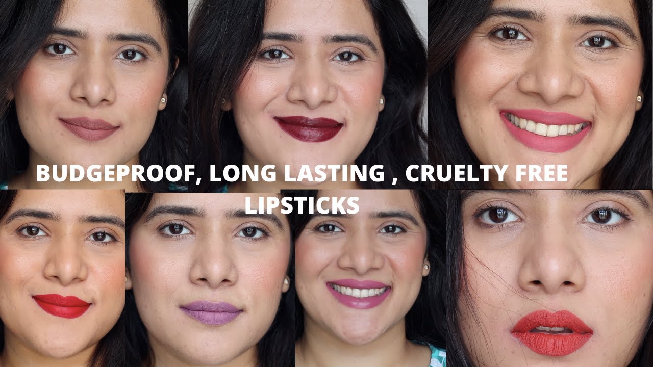 11 Cruelty free ,Long Lasting Lipsticks for Summer & Monsoon,Lenphor, Gush,Insight,etc 