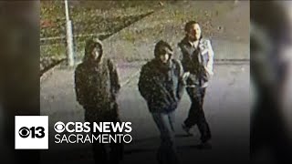 Sacramento police release photos of suspects accused of spraypainting swastikas on school