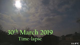 30 March 2019 Time-Lapse