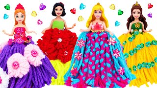 Disney Princesses Dress Up - Creating Stunning Outfits for Miniature Dolls