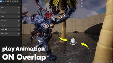 How to trigger an animation on overlap | unreal 5 play animation on overlap