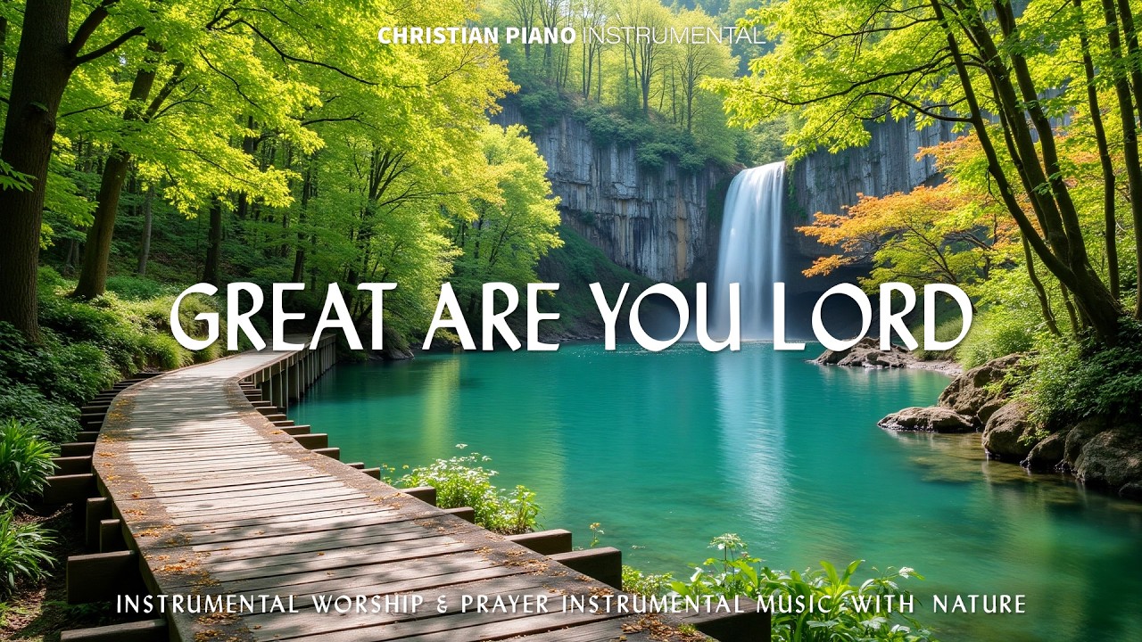Great Are You Lord : Peaceful Christian Piano Instrumentals for Worship & Reflection & Spring Scene