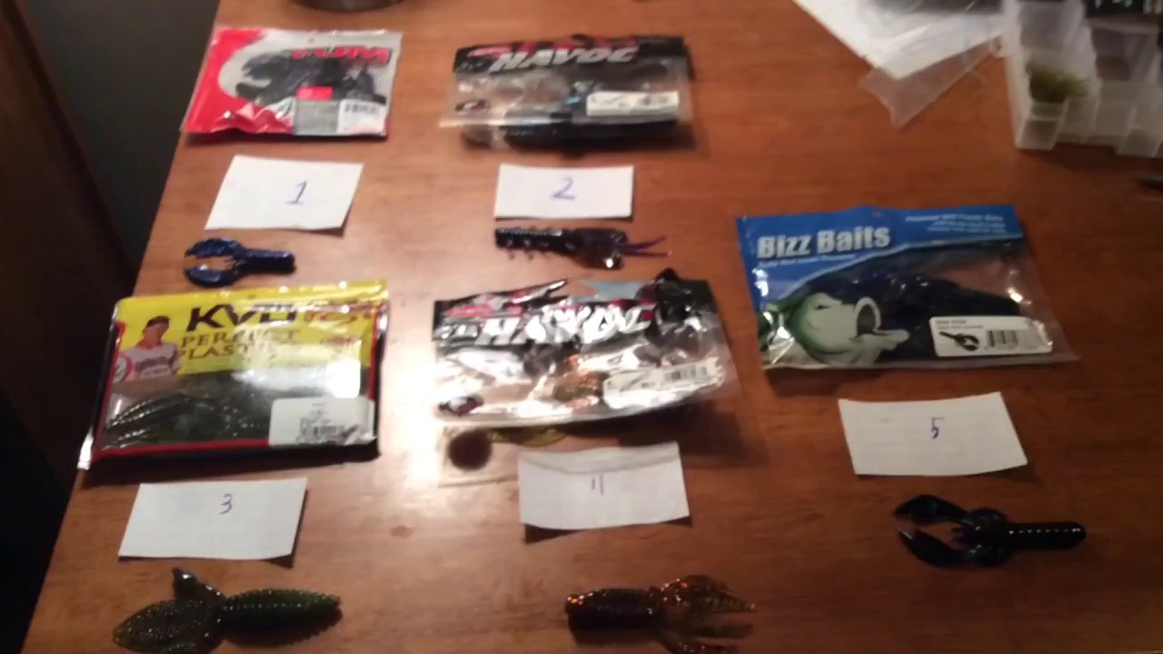 My Top 5 soft plastic lures/ jig spinnerbait trailers YouTube