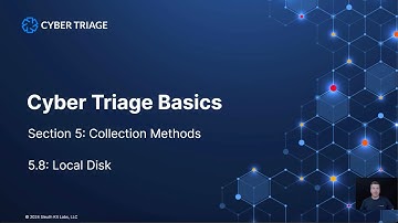 Ingest Local Disks into Cyber Triage for Automated Forensic Analysis
