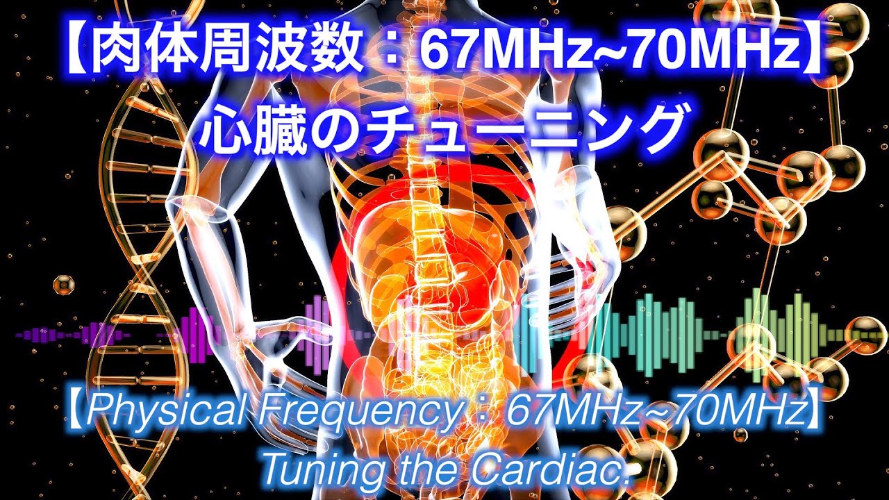 【 肉体周波数：67MHz~70MHz 】心臓のチューニング