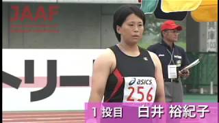 第95回日本陸上競技選手権大会 女子 砲丸投 決勝