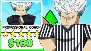 I Became a COACH in Saitama Battlegrounds.. (Roblox)