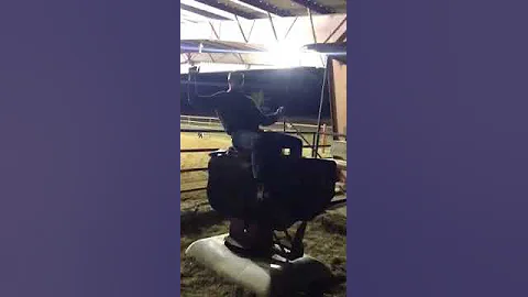 My First (and Last) Mechanical Bull ride!