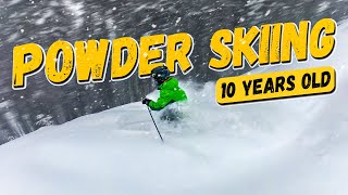Amazing 10 Year Old Skier | Powder Day in Fernie, BC