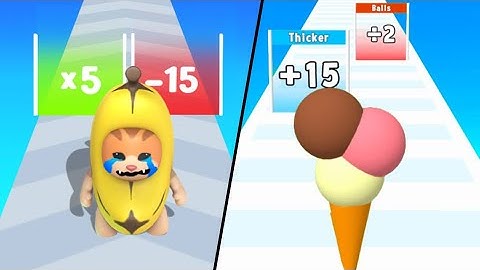 Epic Banana Run | Ice Cream Rush / All Level Gameplay: Android,iOS - New APK Update