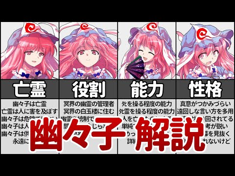 東方 西行寺 幽々子を徹底解説 Youtube