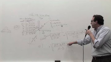 Chapter 13: Linear Regression: Syx, SEE (2/2)