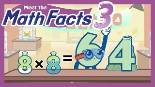 meet the math facts multiplication division 8 x 8 64 preschool prep company