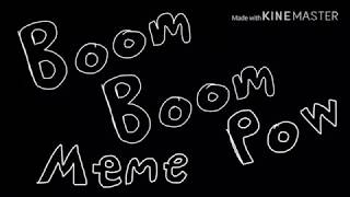 Boom Boom Pow Meme (Simple and a bit lazy) [flipaclip + kinemaster]