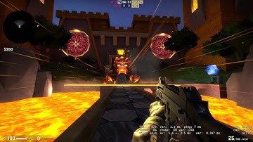 CS GO SDK Hammer Zombie Escape Map Final  2LVL Demon Laser Boss