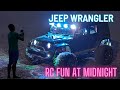 Ignite the Night: Endless Fun with a Custom Jeep Wrangler RC Car under the Stars