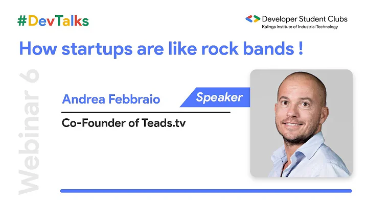 Andrea Febbraio | How Startups are like Rock bands...