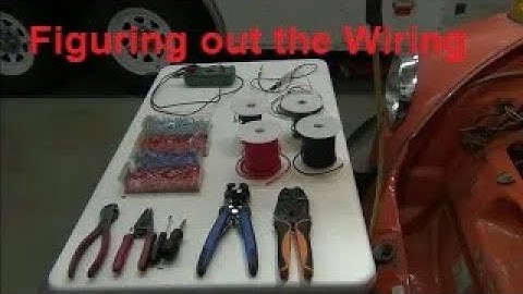 EV Conversion - Where do all these wires go?  The Orange Beetle Project Part 6