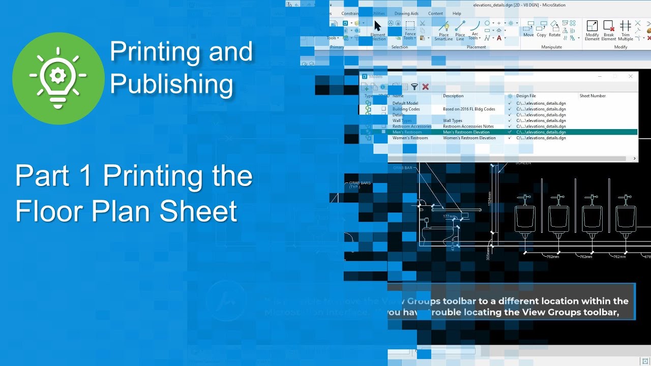 Part 1 Printing the Floor Plan Sheet