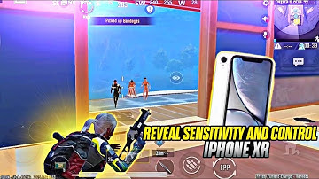 BEST 60 FPS SENSITIVITY AND CONTROLS 🔱 IPHONE XR BGMI/PUBG 60 FPS TEST ☠️
