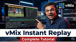 vMix Instant Replay Complete Tutorial in Hindi | Beginner to Pro Tutorial