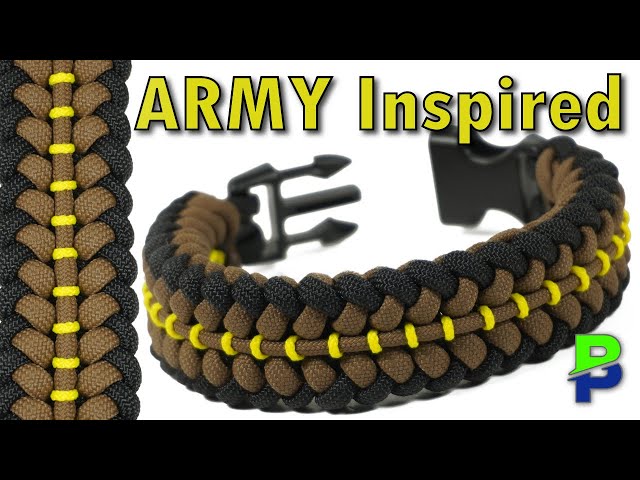 ARMY Inspired - Sanctified Paracord Bracelet DIY - BoredParacord.com 