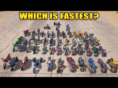 GTA 5 ONLINE : Which is the Fastest bike in gta 5 (2021 EDITION)