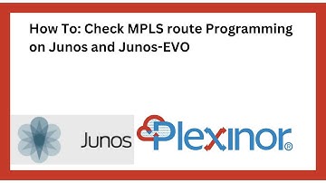 How To: Check MPLS route Programming on Junos and Junos-EVO