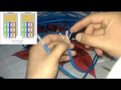 Video: Cómo Engarzar Cables Para Una Red