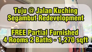 【Tuju . Retail @ Jalan Kuching】 Type D - 1270sf - 4 Rooms 2 Baths | Segambut Master Township Plan