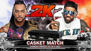 WWE 2K24 | Damian Priest Vs Jey Uso - Casket Match