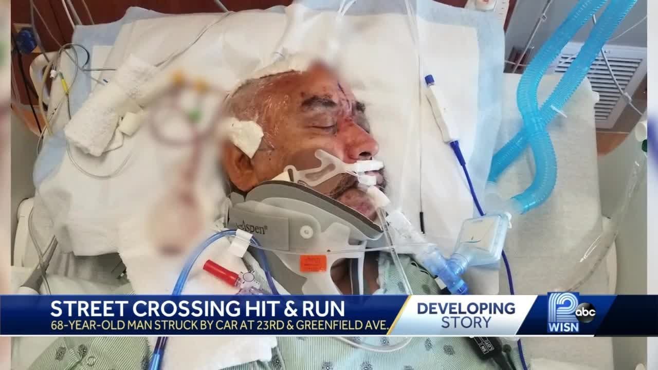 Man in critical condition after struck in pedestrian hit and run - YouTube