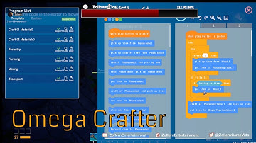 Omega Crafter | Programmable Survival Robots!