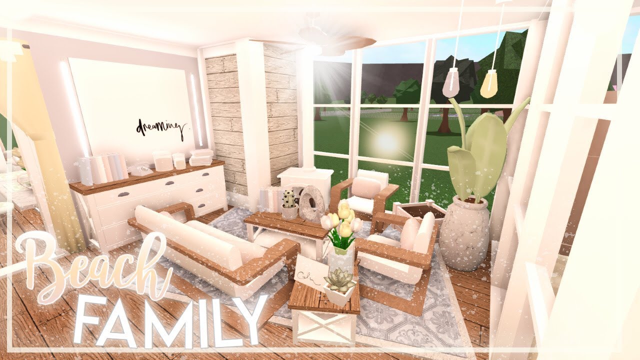 Family Beach House One Story Nixilia Bloxburg Speedbuild - roblox coastal family home bloxburg houses