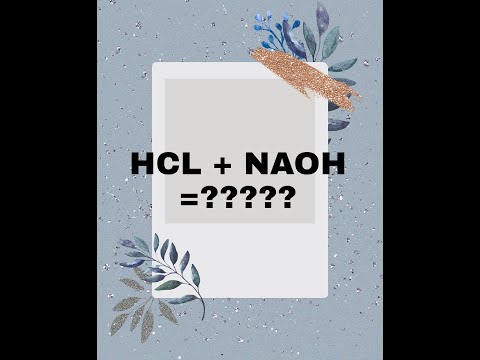 Video: Är HCl NaOH exotermt?