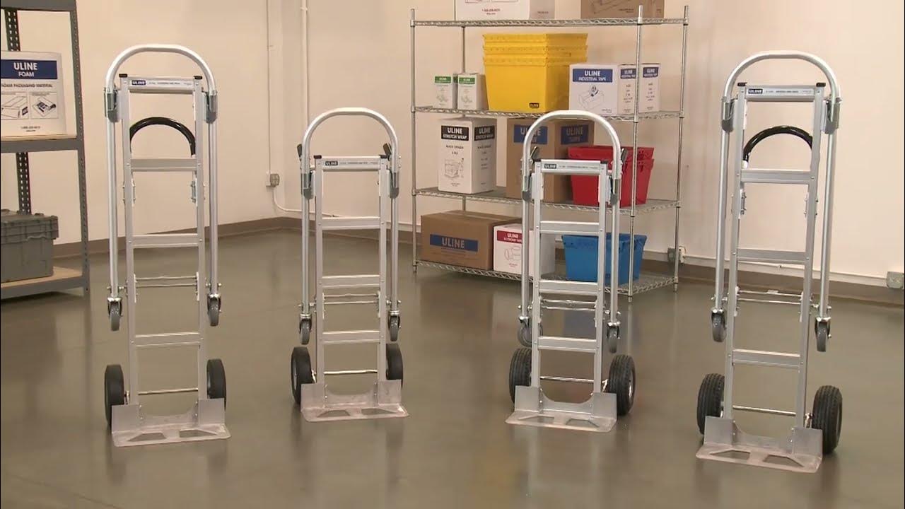 Uline Convertible Aluminum Hand Trucks YouTube