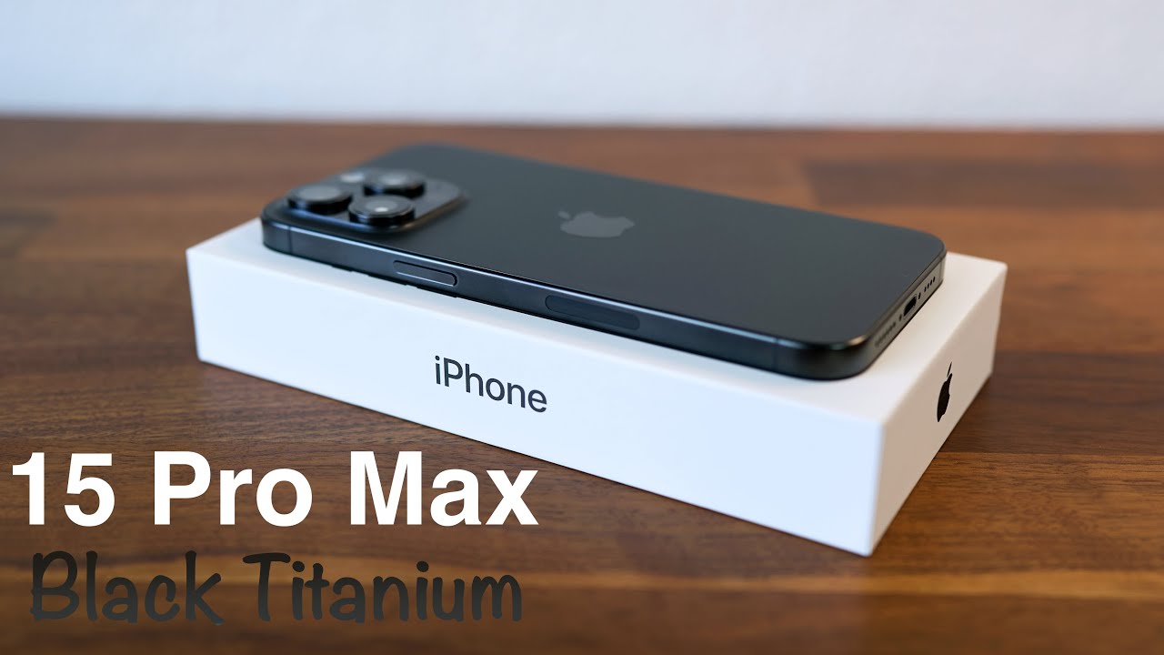 Be gentle with Apples new Titanium iPhone 15 Pro Max  Yikes! 