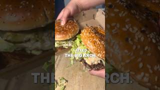 I Tried Making McDonald’s New Big Arch Burger… But With Better Ingredients (how to)