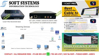 Multicast Cable TV Playout Software for OTT and IPTV Streaming Platform screenshot 5