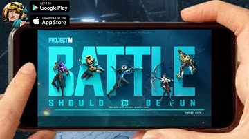 PROJECT M (EN/BETA) 2021 New Online-FPS Mobile Regional CBT-2 Android-Gameplay