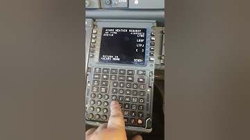 B737 FMC requesting ATIS of airports